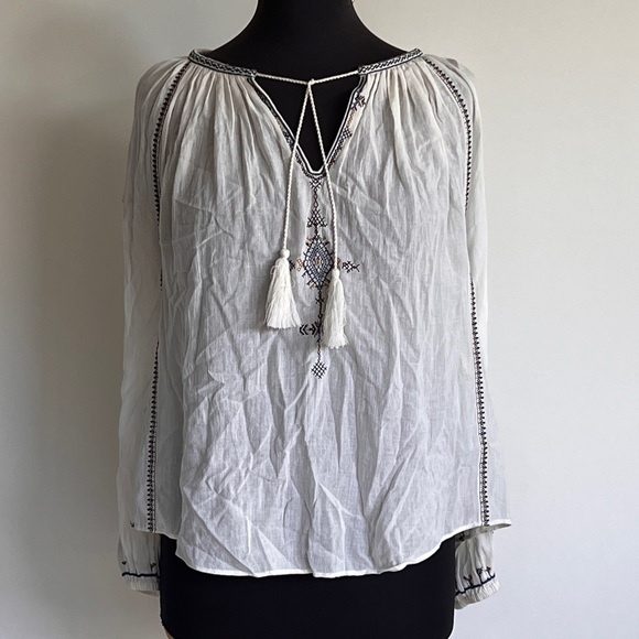 Isabel Marant Tops - Isabel Marant (Isalebl ètoile) Boho Long Sleeve Top
Size AU S